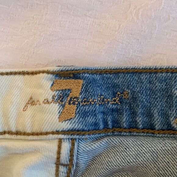 7 for all Mankind Josefina Two-toned High Waisted Jeans Size 25 - Picture 5 of 16